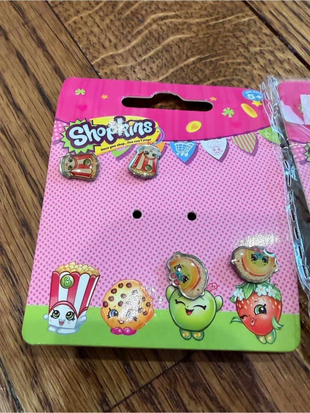 Shopkins Silver Plated Oval Pendant Necklace with Engraved I'm Sweet Earrings